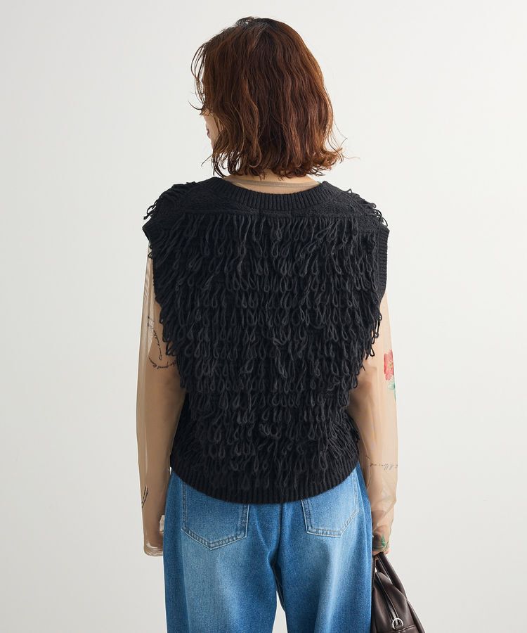 Green Parks「ループニットベスト」|ベスト・ジレ|