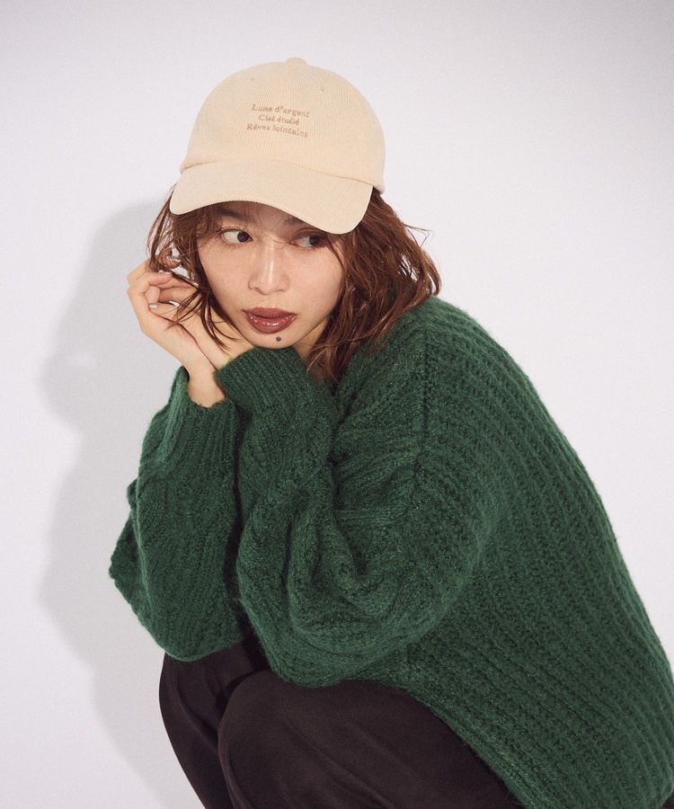 armonia「everywalk.コーデュロイロゴキャップ」|その他|Ivory