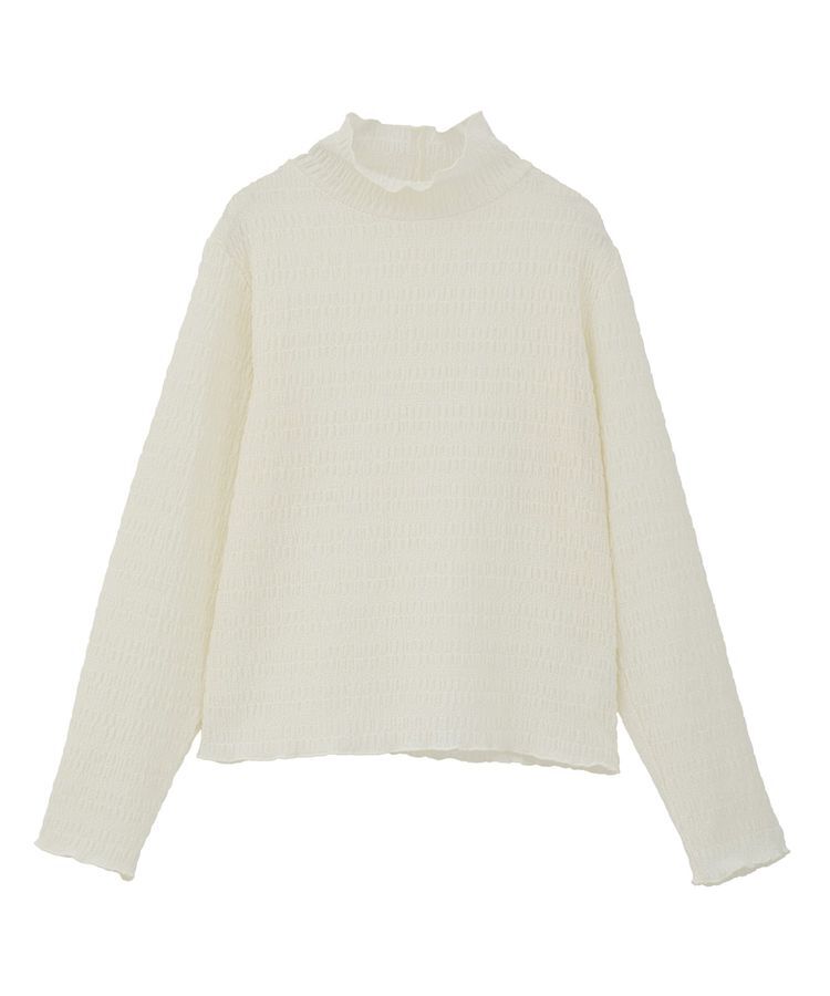 Green Parks「・Petit Fleur ジャガードハイネックロンTEE」|Tシャツ・カットソー|