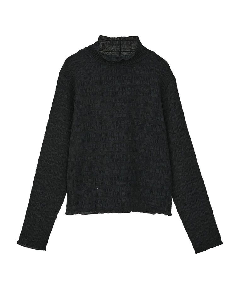 Green Parks「・Petit Fleur ジャガードハイネックロンTEE」|Tシャツ・カットソー|