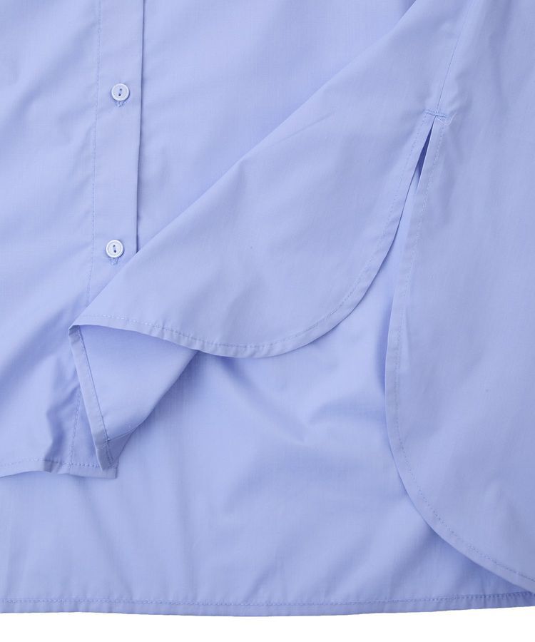 Green Parks「イージーケア袖シャーリングシャツ」|シャツ・ブラウス|