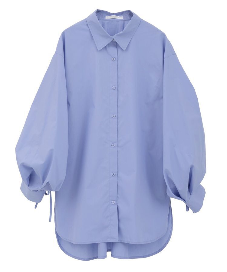 Green Parks「イージーケア袖シャーリングシャツ」|シャツ・ブラウス|