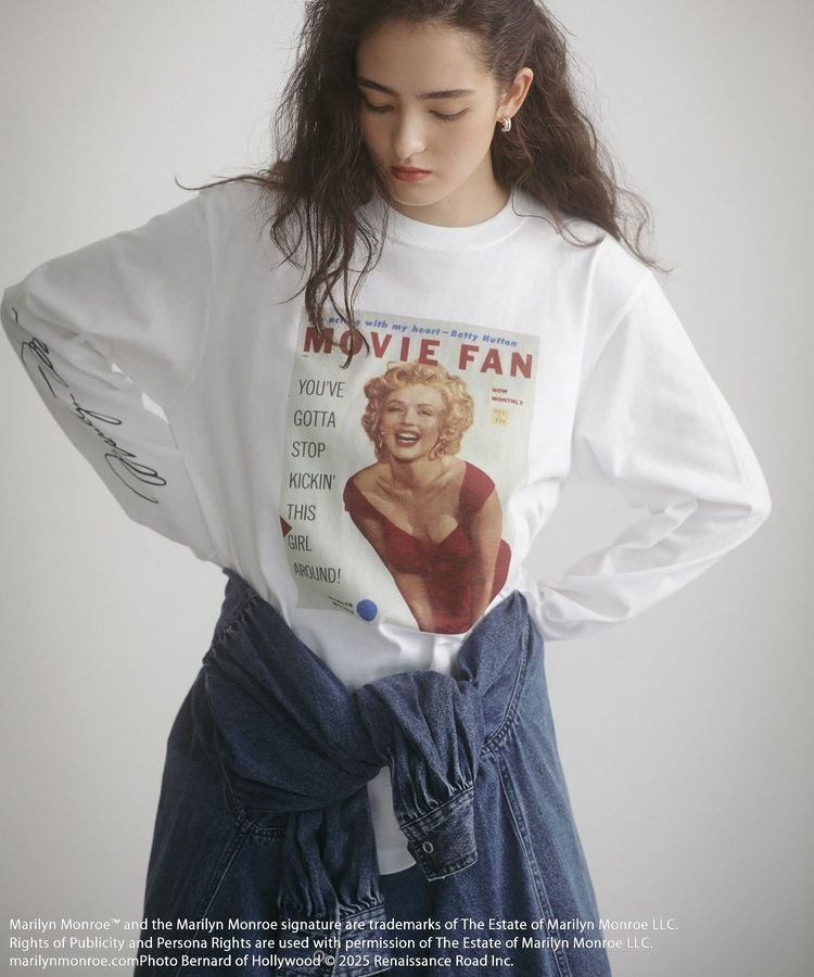 Green Parks「■Marilyn Monroe マガジンptロンTEE」|Tシャツ・カットソー|White