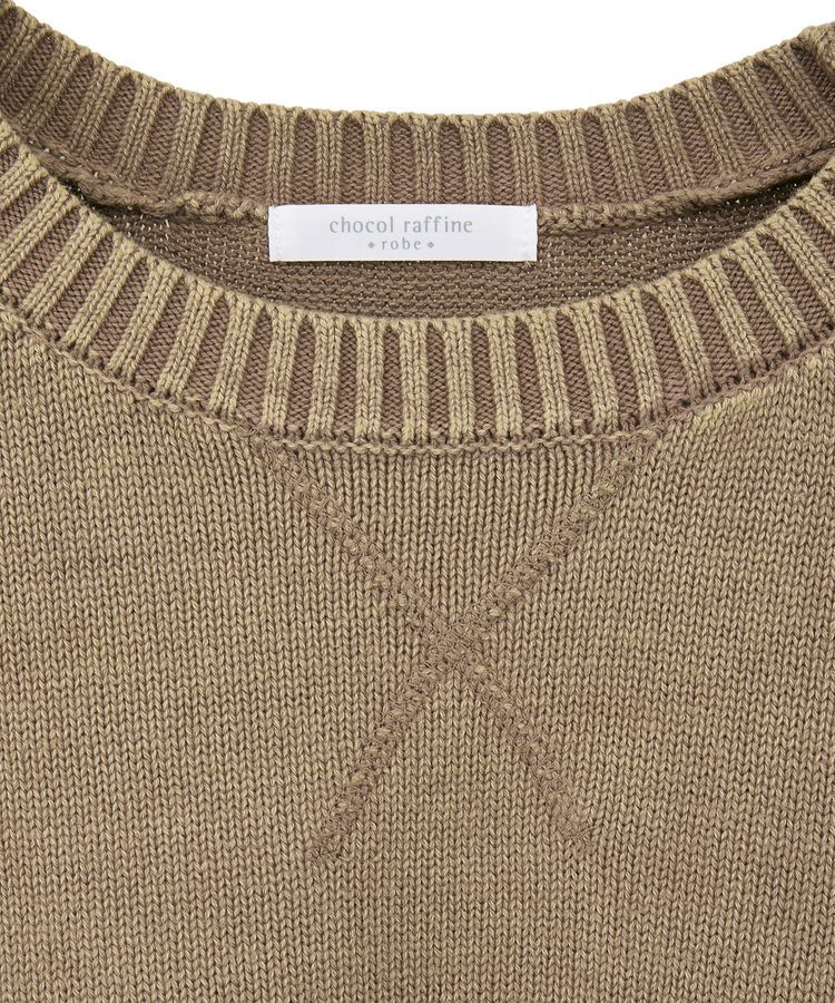 Green Parks「ピグメントニットプルオーバー」|ニット・セーター|