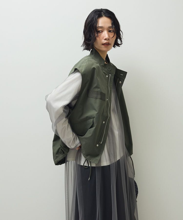 Green Parks「ミリタリーベスト」|ベスト・ジレ|