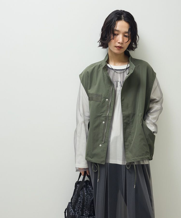 Green Parks「キレイ目ロゴ長袖Tシャツ」|Tシャツ・カットソー|