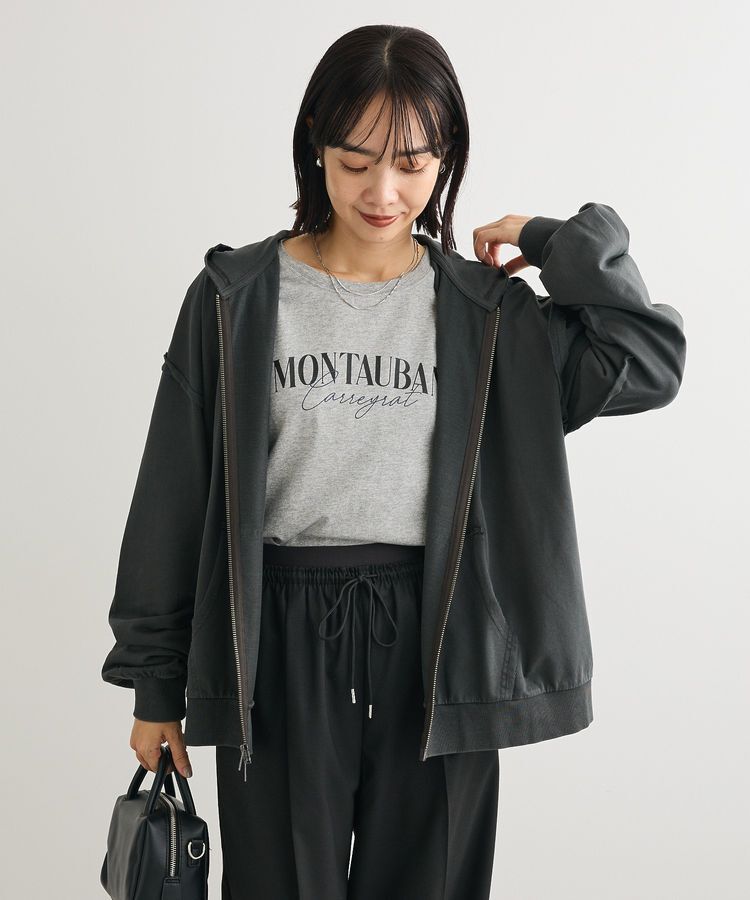 Green Parks「キレイ目ロゴ長袖Tシャツ」|Tシャツ・カットソー|