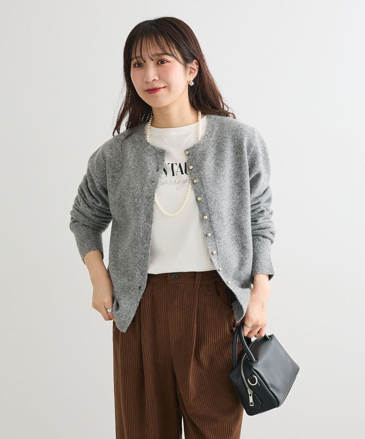 Green Parks「キレイ目ロゴ長袖Tシャツ」|Tシャツ・カットソー|