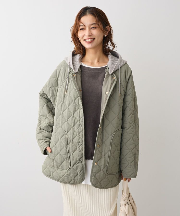 Green Parks「なめらかタッチスウェード調ドロストプルオーバー」|Tシャツ・カットソー|