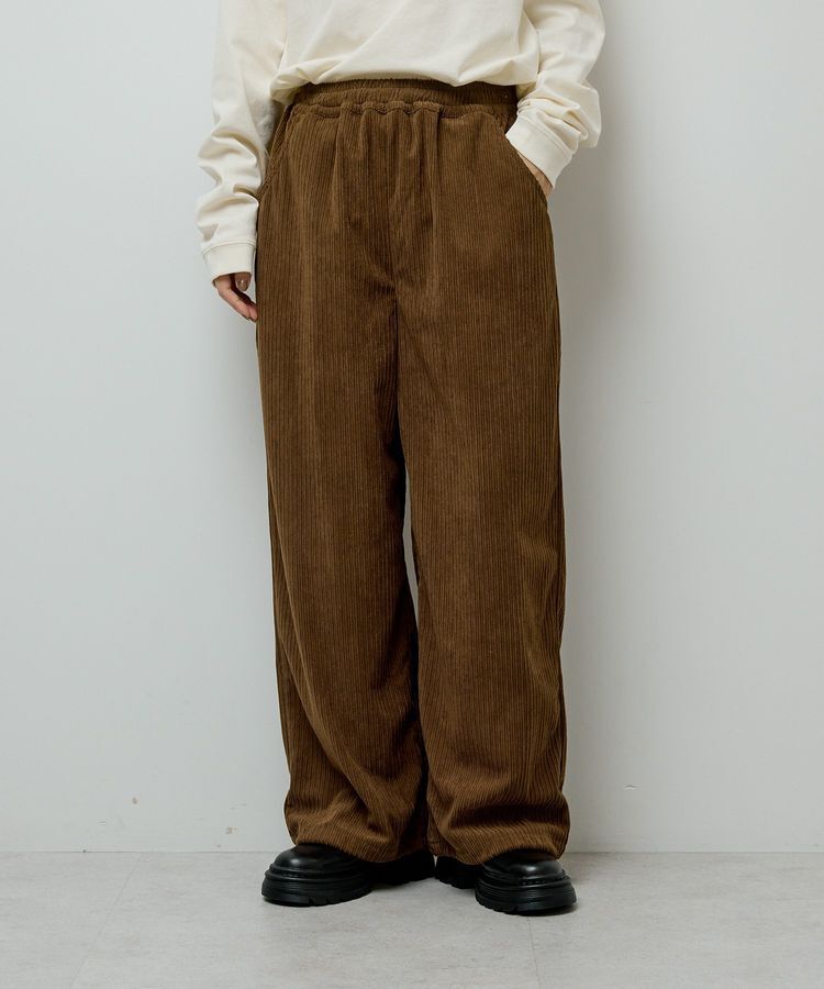 Green Parks「・ELENCARE DUE コーデュロイイージーパンツ」|その他|Brown
