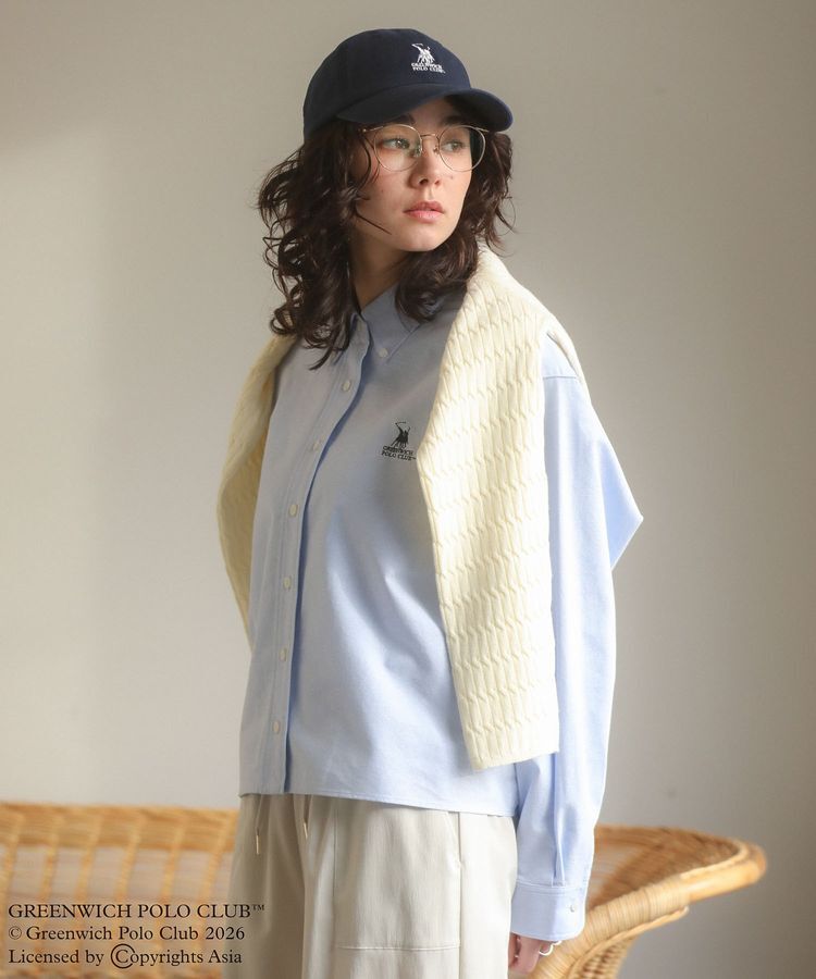 Green Parks「GREENWICH POLO CLUB(TM)クロップドシャツ」|シャツ・ブラウス|