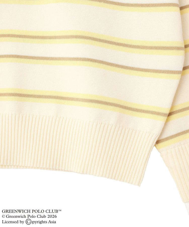 Green Parks「GREENWICH POLO CLUB(TM)布帛ドッキングポロニットプルオーバー」|Tシャツ・カットソー|