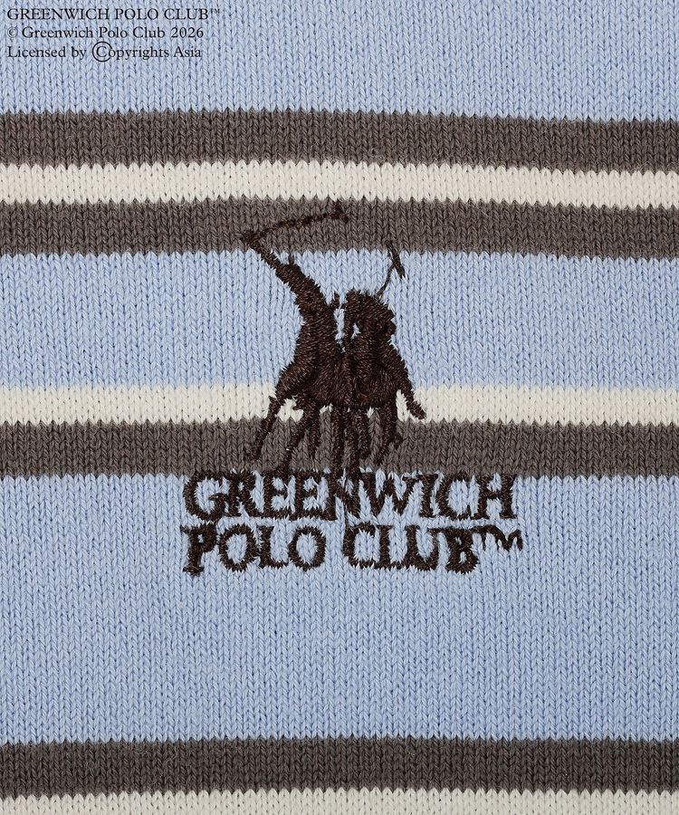 Green Parks「GREENWICH POLO CLUB(TM)布帛ドッキングポロニットプルオーバー」|Tシャツ・カットソー|