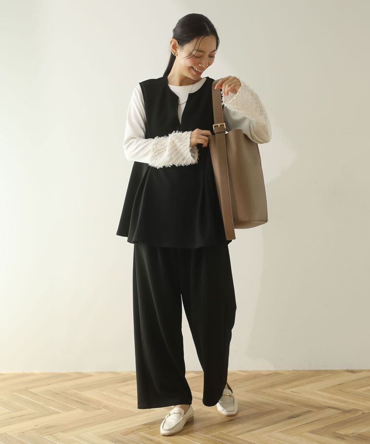 Green Parks「楽ちんリップルワイドパンツ」|その他|