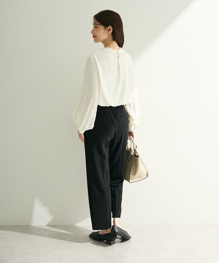 Green Parks「O.袖プリーツブラウス」|シャツ・ブラウス|