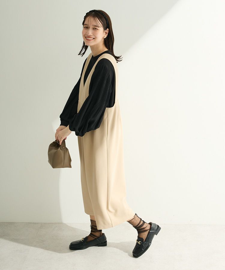 Green Parks「O.袖プリーツブラウス」|シャツ・ブラウス|