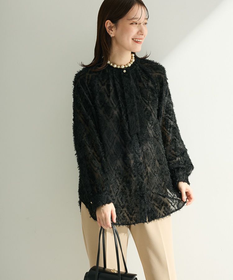 Green Parks「O.フサフサ2wayボウタイブラウス」|シャツ・ブラウス|