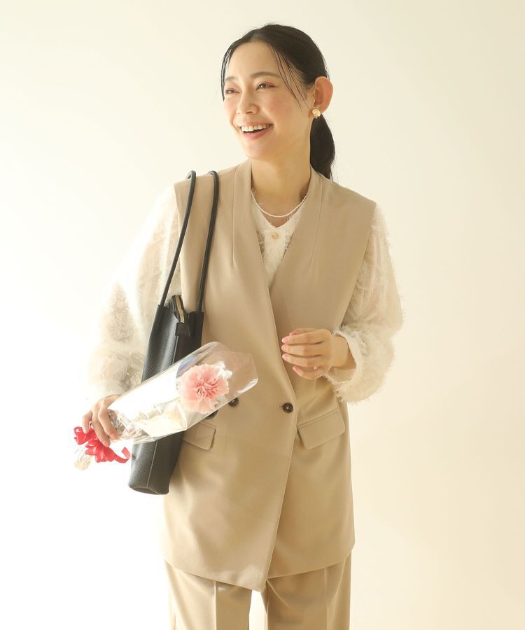 Green Parks「O.フサフサ2wayボウタイブラウス」|シャツ・ブラウス|