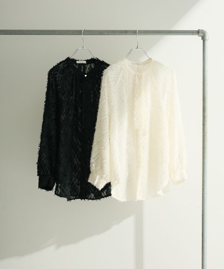 Green Parks「O.フサフサ2wayボウタイブラウス」|シャツ・ブラウス|