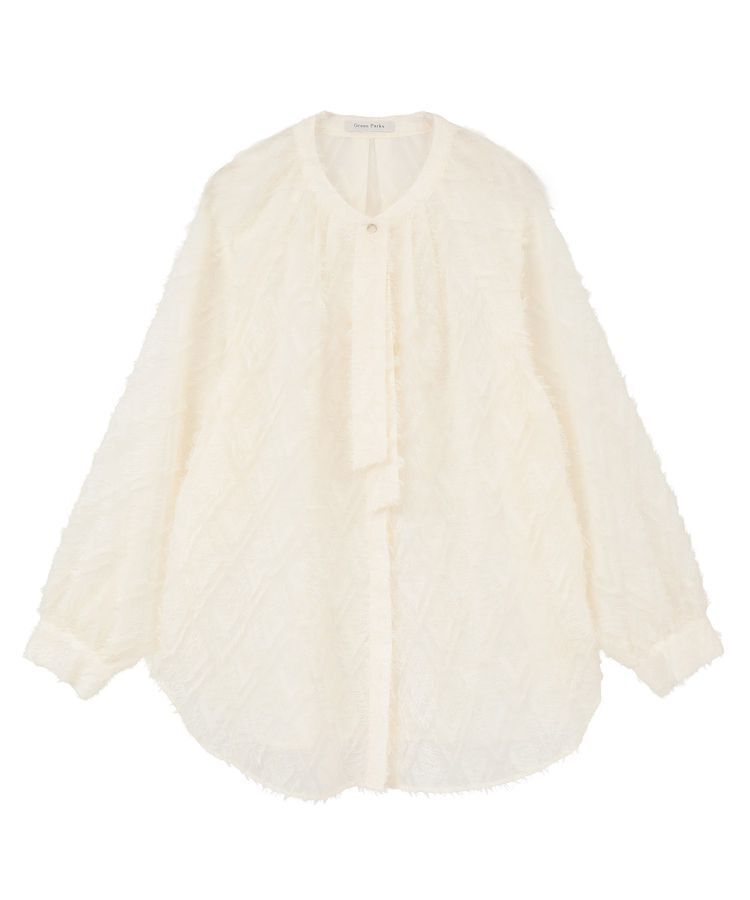 Green Parks「O.フサフサ2wayボウタイブラウス」|シャツ・ブラウス|