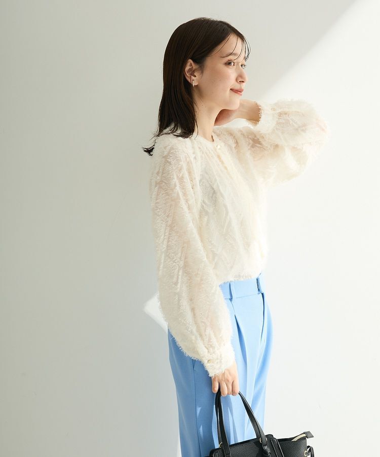 Green Parks「O.フサフサ2wayボウタイブラウス」|シャツ・ブラウス|