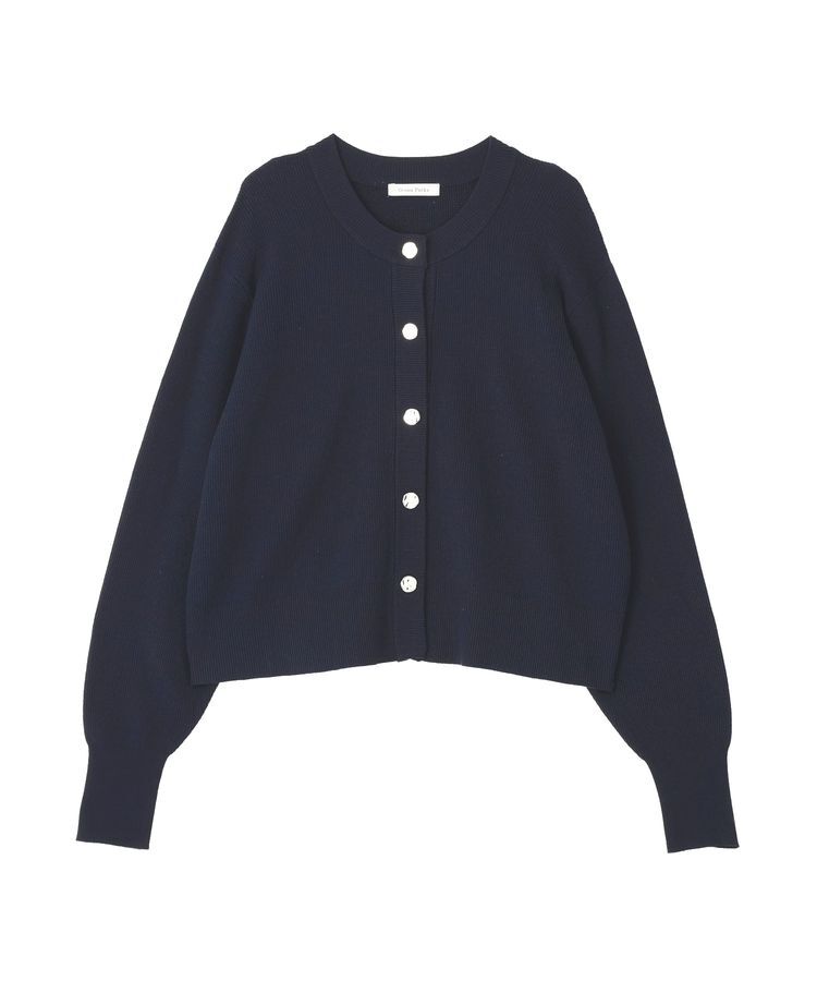 Green Parks「アンチピリング金ボタンニットカーディガン」|カーディガン|