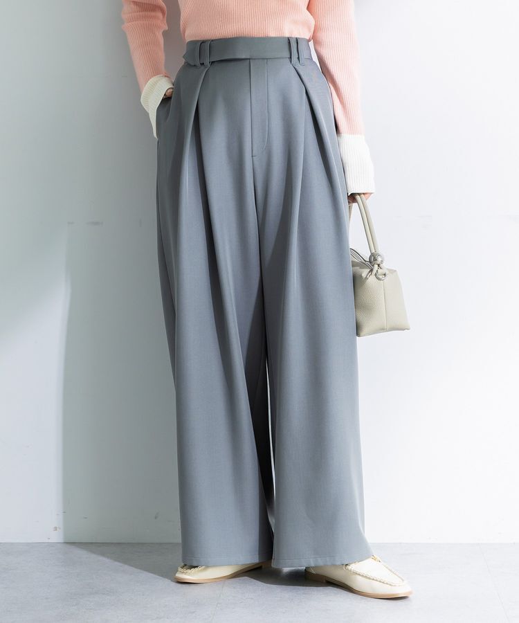 Green Parks「デザインタックワイドパンツ」|その他|