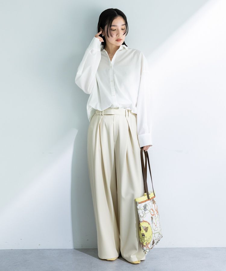 Green Parks「デザインタックワイドパンツ」|その他|