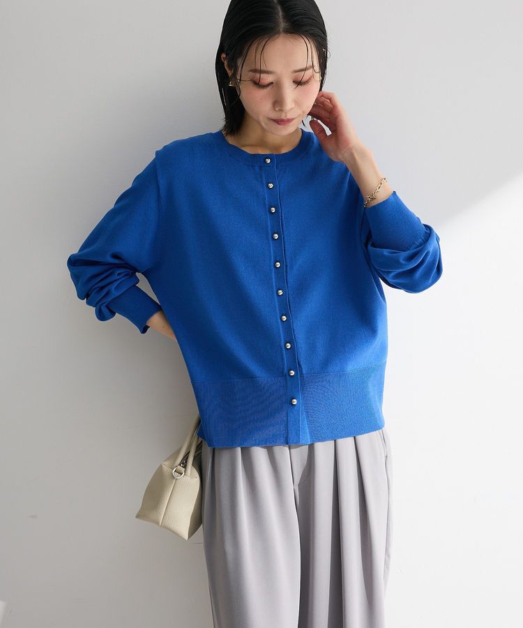 Green Parks「金釦コンパクトニットカーディガン」|カーディガン|