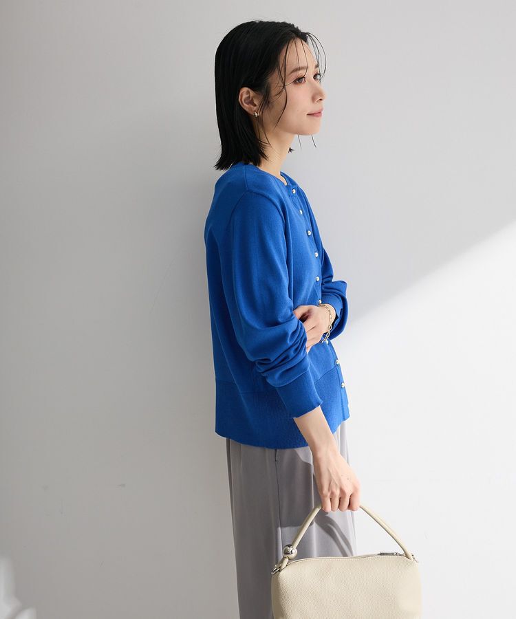 Green Parks「金釦コンパクトニットカーディガン」|カーディガン|