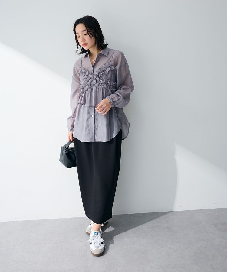 Green Parks「【OTONAパーカー】ウエストタックIラインカットスカート」|スカート|