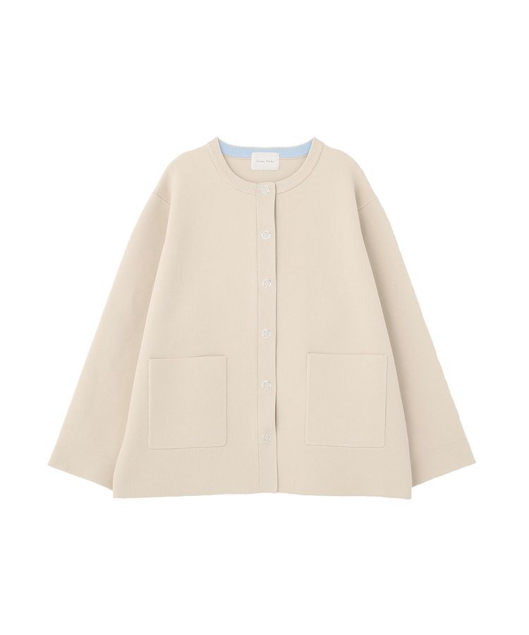 Green Parks「リングドットニットコーディガン」|カーディガン|