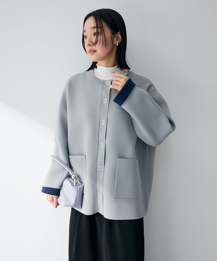 Green Parks「リングドットニットコーディガン」|カーディガン|