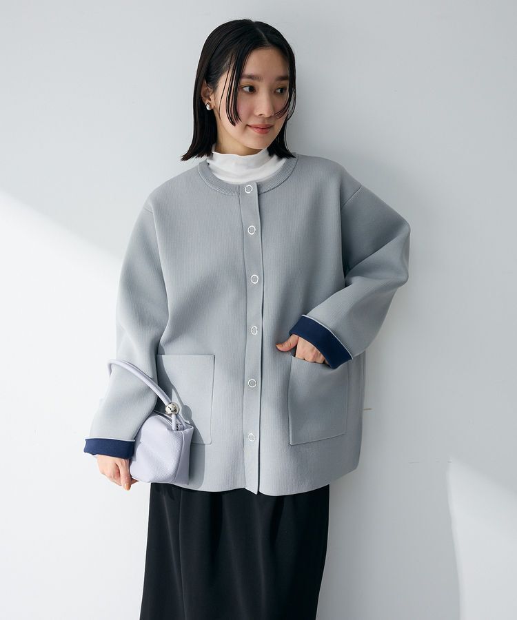 Green Parks「リングドットニットコーディガン」|カーディガン|