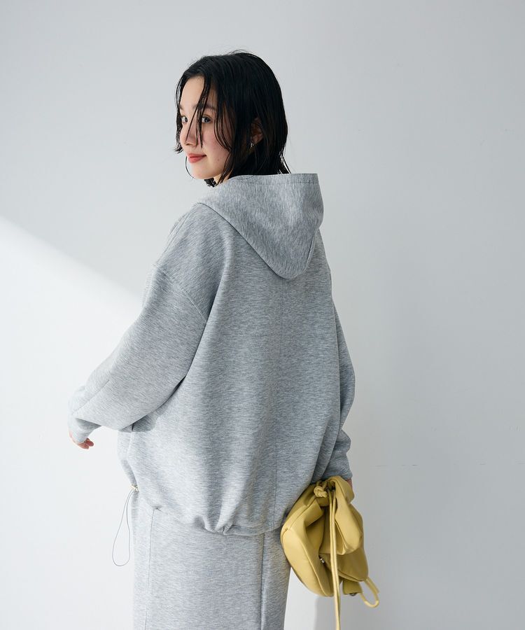 Green Parks「【OTONAパーカー】ダブルZIP裾ドロストパーカー」|スウェット・ジャージ|