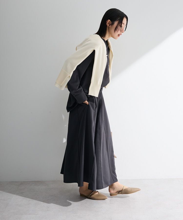 Green Parks「SET2点スキッパーブラウス+プリーツスカート」|ワンピース|