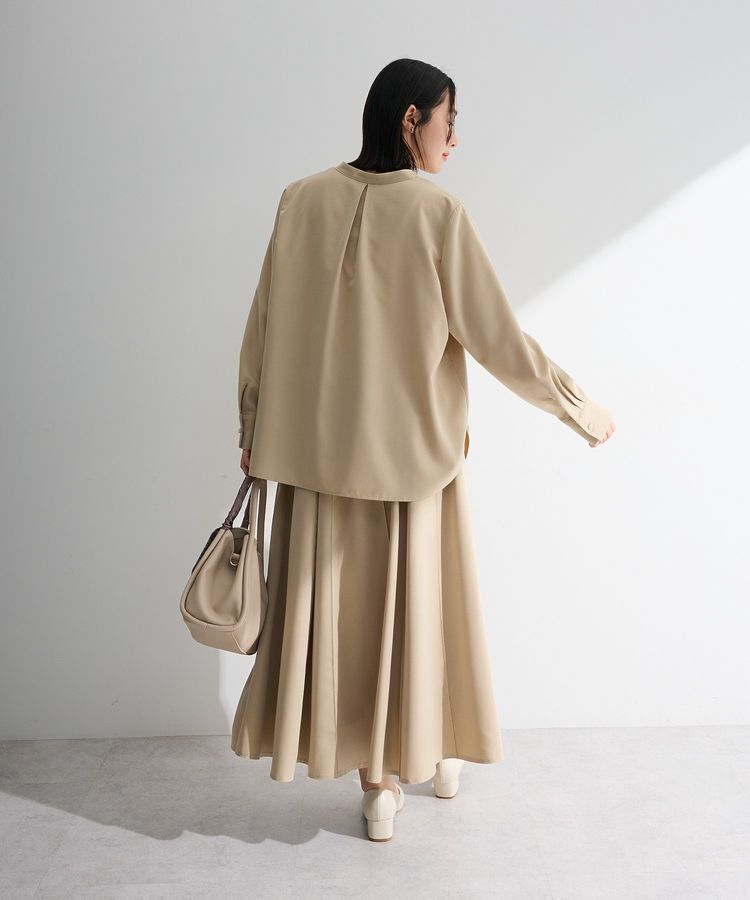 Green Parks「SET2点スキッパーブラウス+プリーツスカート」|ワンピース|