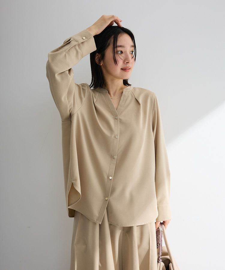 Green Parks「SET2点スキッパーブラウス+プリーツスカート」|ワンピース|