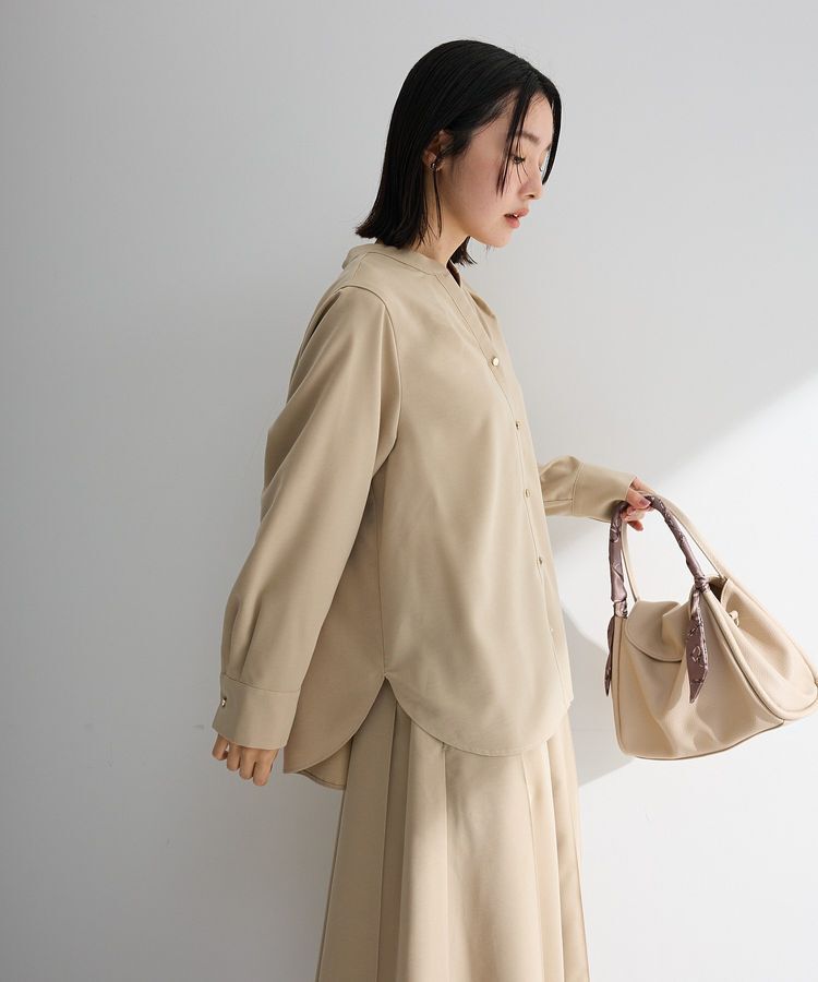 Green Parks「SET2点スキッパーブラウス+プリーツスカート」|ワンピース|