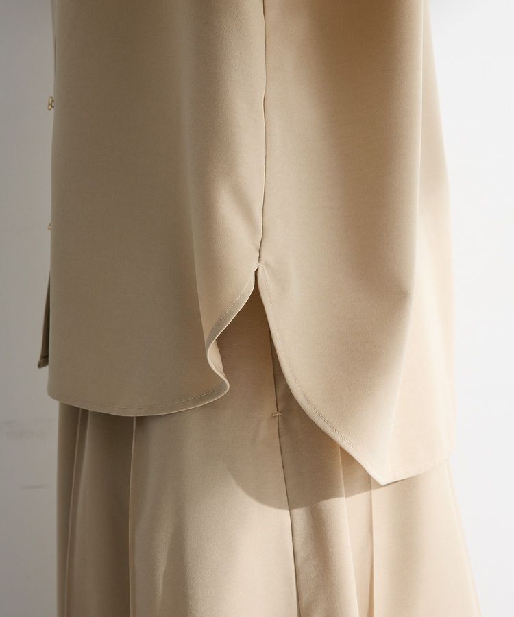 Green Parks「SET2点スキッパーブラウス+プリーツスカート」|ワンピース|