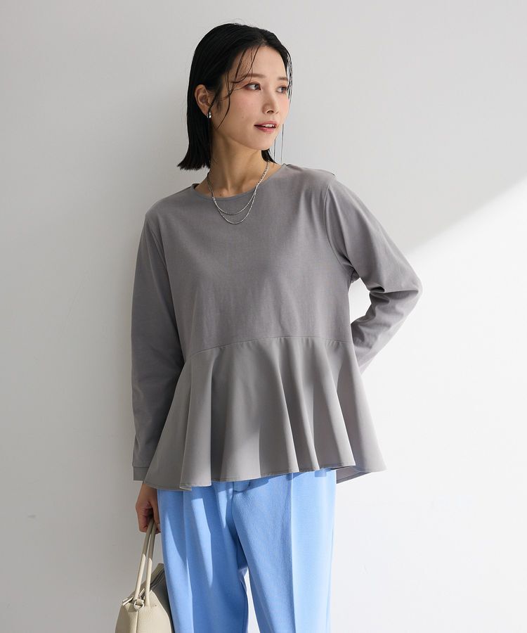 Green Parks「ペプラムドッキングプルオーバー」|Tシャツ・カットソー|