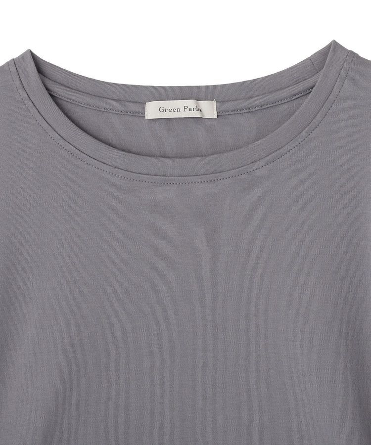 Green Parks「脇リボンドッキングチュニック」|Tシャツ・カットソー|