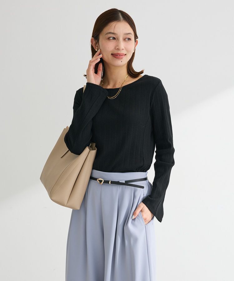 Green Parks「チェーンリブカットプルオーバー」|Tシャツ・カットソー|Black