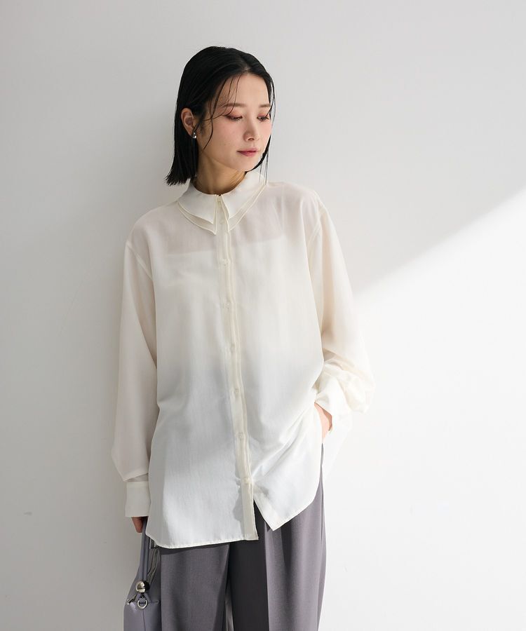 Green Parks「レイヤード風BIGシャツ」|シャツ・ブラウス|