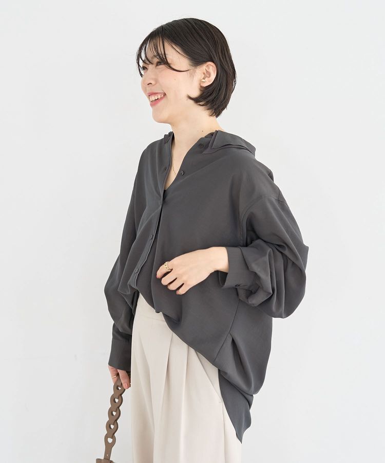 Green Parks「レイヤード風BIGシャツ」|シャツ・ブラウス|