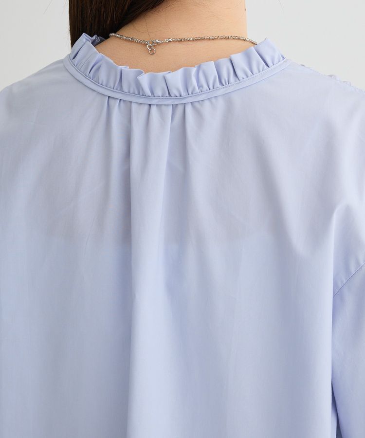 Green Parks「2wayフリルハイネックブラウス」|シャツ・ブラウス|