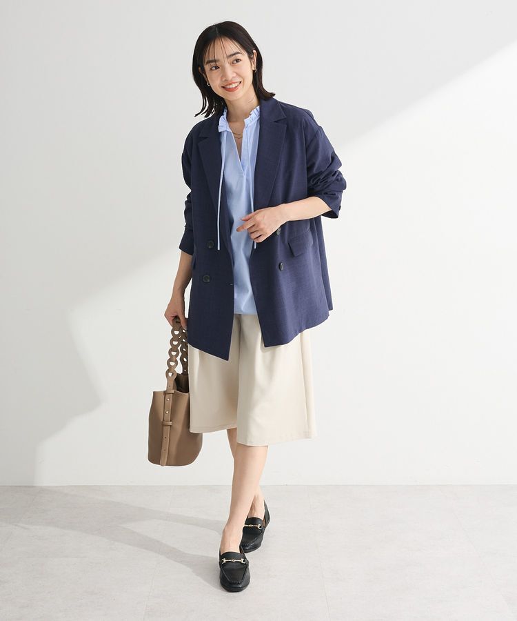 Green Parks「2wayフリルハイネックブラウス」|シャツ・ブラウス|