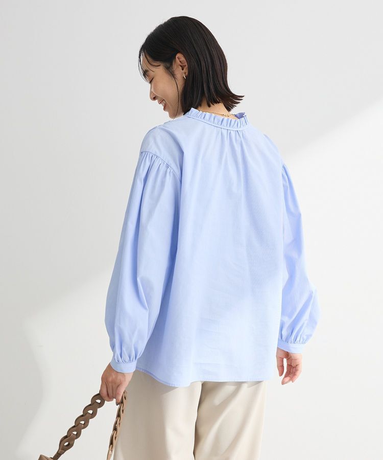 Green Parks「2wayフリルハイネックブラウス」|シャツ・ブラウス|