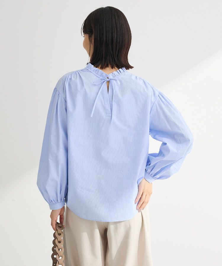 Green Parks「2wayフリルハイネックブラウス」|シャツ・ブラウス|