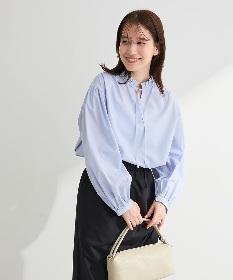 Green Parks「2wayフリルハイネックブラウス」|シャツ・ブラウス|